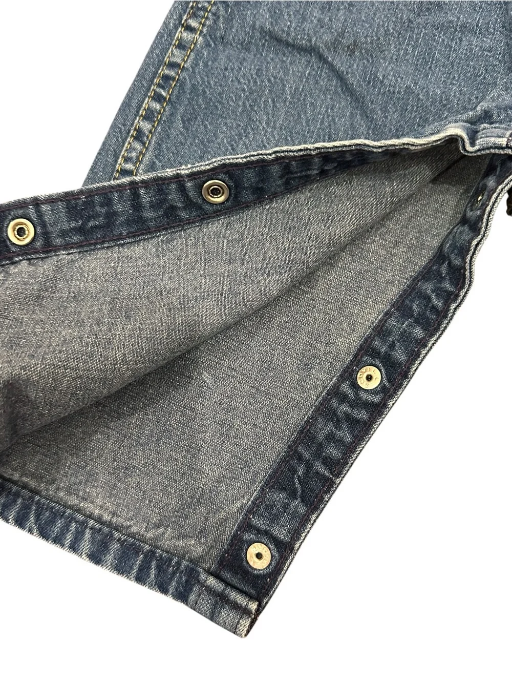 OshKosh B'gosh vintage 90s Blue Denim Kids Overalls size 18 M